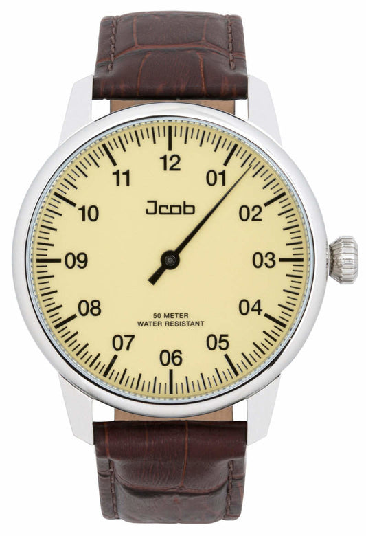 Jcob Einzeiger JCW001-LS01 beige herenhorloge