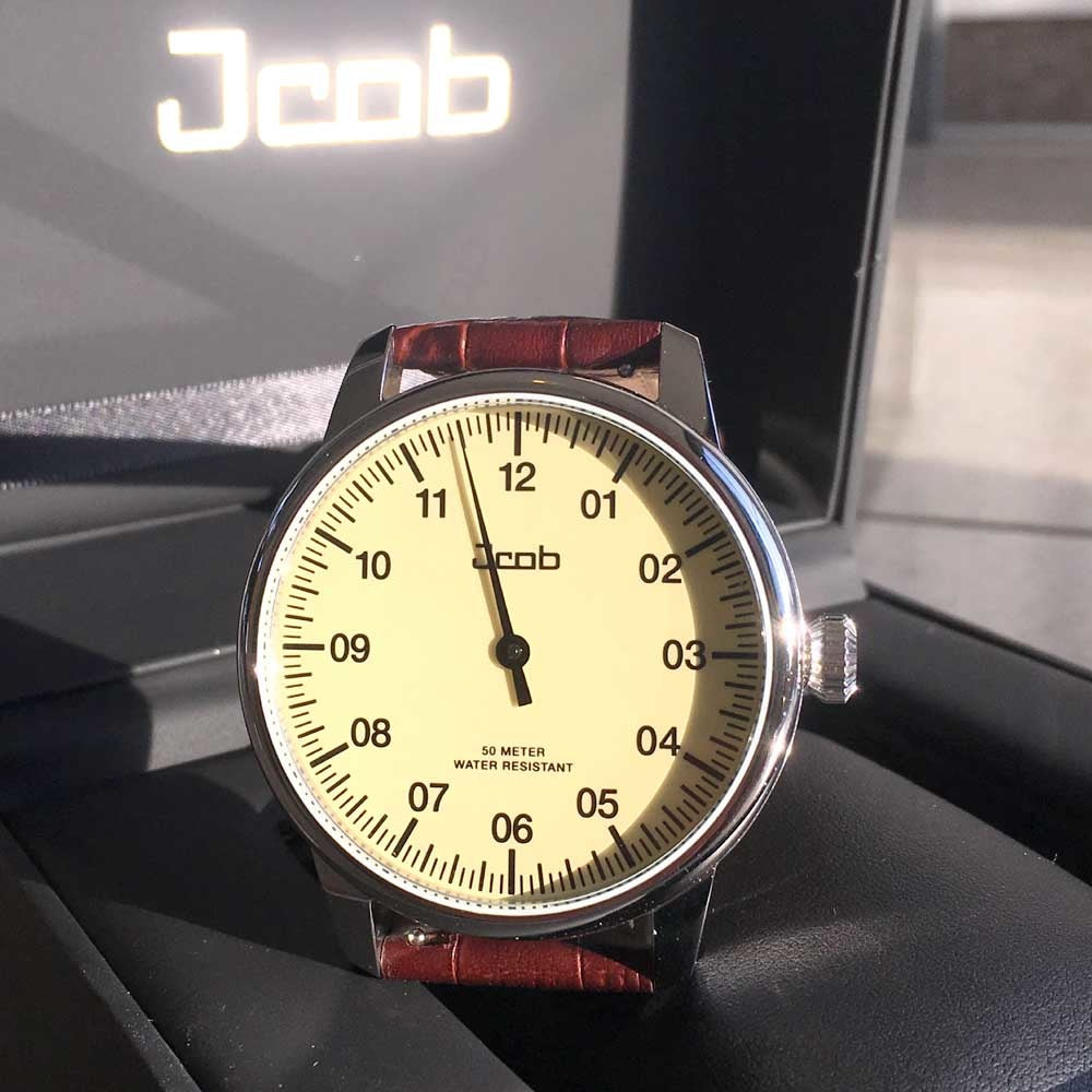 Jcob Einzeiger JCW001-LS01 beige herenhorloge