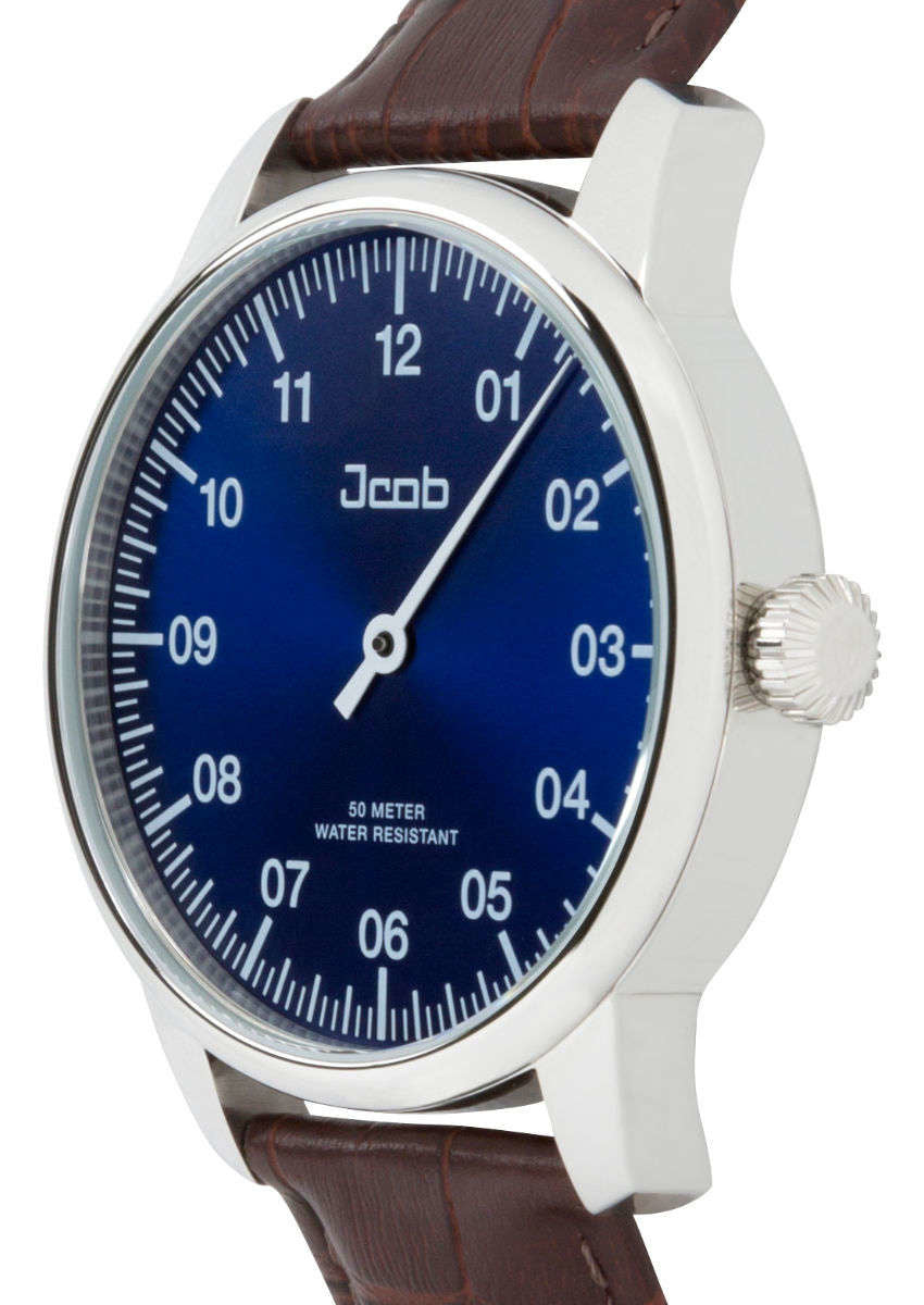 Jcob Einzeiger JCW003-LS01 blauw herenhorloge