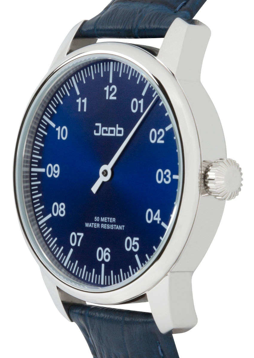 Jcob Einzeiger JCW003-LS03 blauw herenhorloge