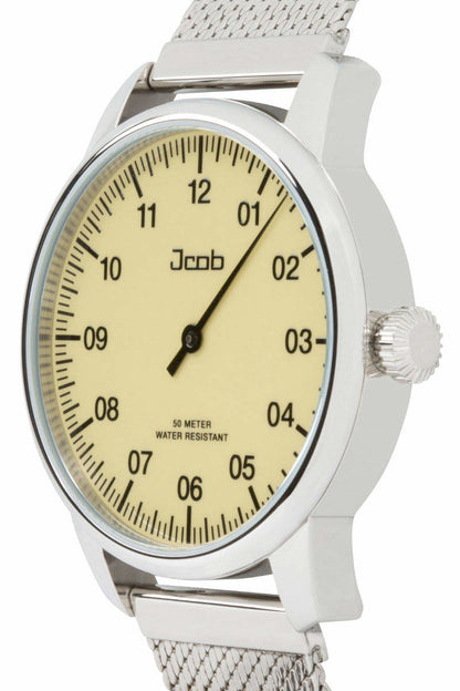 Jcob Einzeiger JCW001-SS01 beige herenhorloge